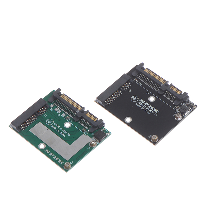 Half height MSATA Mini Pcie SSD To 2.5'' SATA3 6.0gps Adapter Converter Card - Photo 11/16