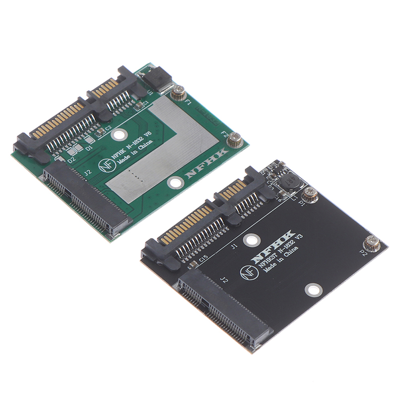 Half height MSATA Mini Pcie SSD To 2.5'' SATA3 6.0gps Adapter Converter Card - Photo 12/16