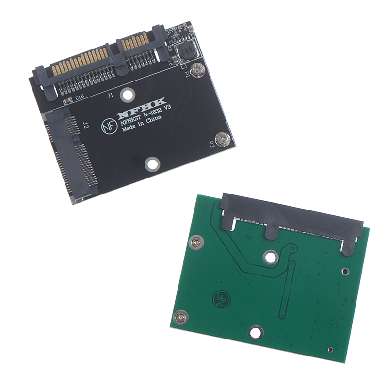 Half height MSATA Mini Pcie SSD To 2.5'' SATA3 6.0gps Adapter Converter Card - Photo 9/16