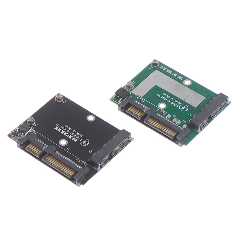 Half height MSATA Mini Pcie SSD To 2.5'' SATA3 6.0gps Adapter Converter Card - Photo 10/16