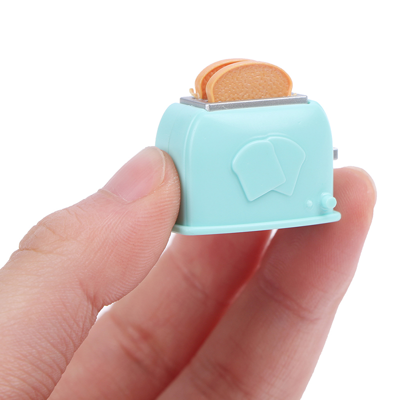 Dollhouse Simulation Mini Toaster Miniature Toy Model Kitchen Scene De-cx