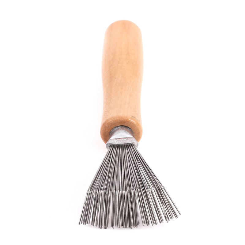 1Pcs Wooden Comb Cleaner Cleaning Hair Brush Comb Cleaner Handle Embeded ToAT M~ - Picture 8 of 12