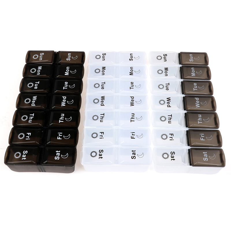 7Days Weekly Pill Case 14 Grids Tablte Organizer Pill Box Pill Storage organizod 7Days Weekly Pill Case 14 Grids Tablte Organizer Pill Box Pill Storage organizod