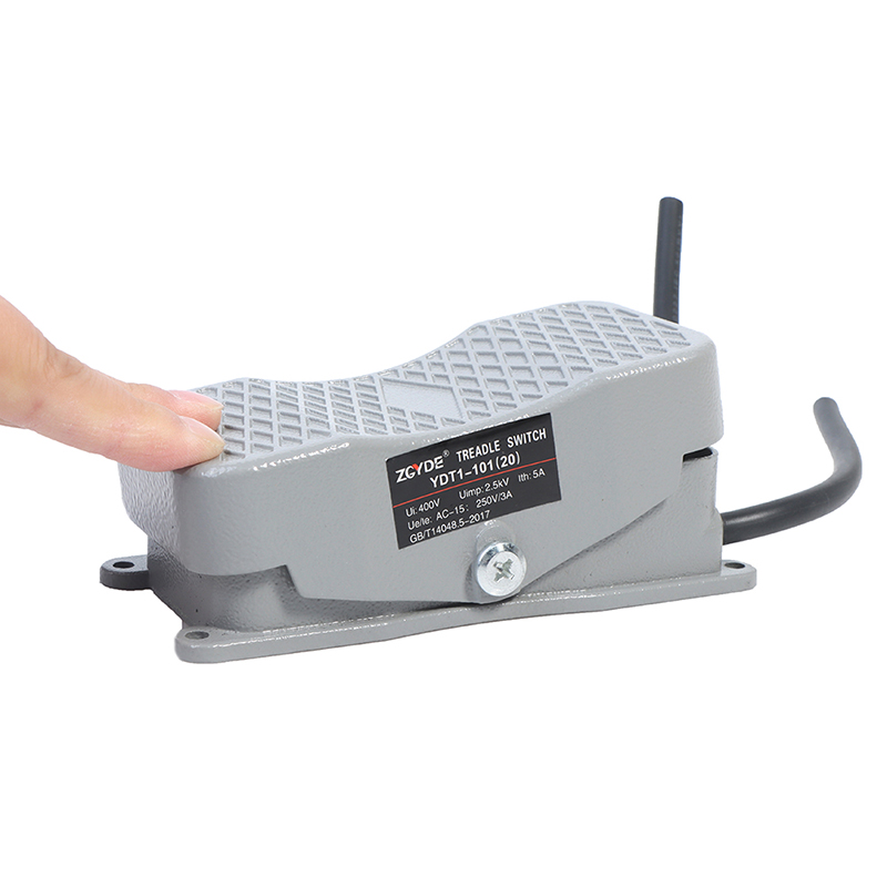 YDT1-101 Foot Switch Pedal Foot Control reverse Switch 250V 5A double cont-i- - Picture 10 of 12