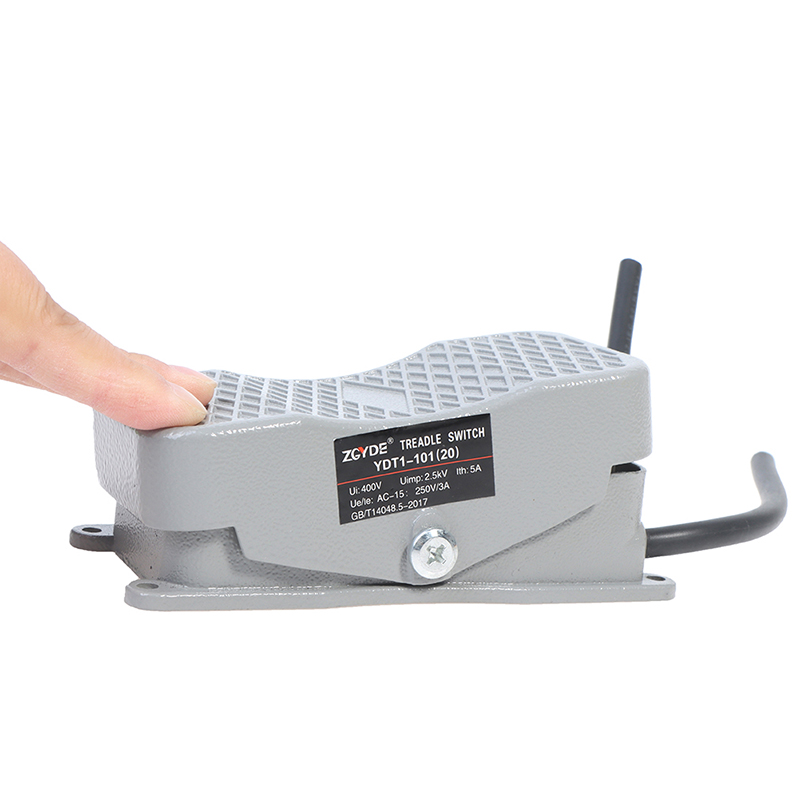 YDT1-101 Foot Switch Pedal Foot Control reverse Switch 250V 5A double cont-i- - Picture 9 of 12