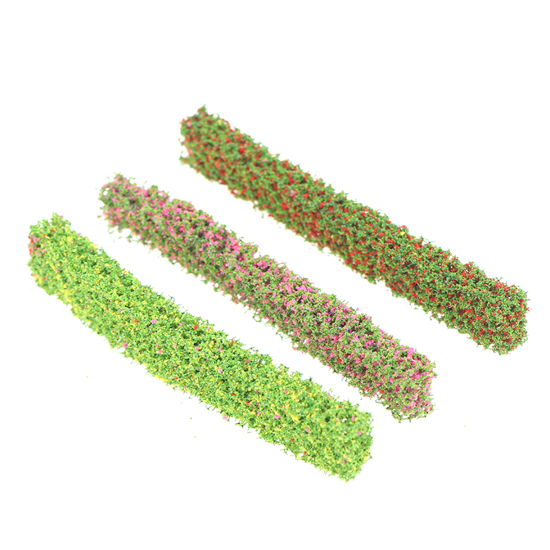 Dollhouse Garden Scene Flowerbed Shrub Simulation Flowerbed Outdoor Mini Mod F3