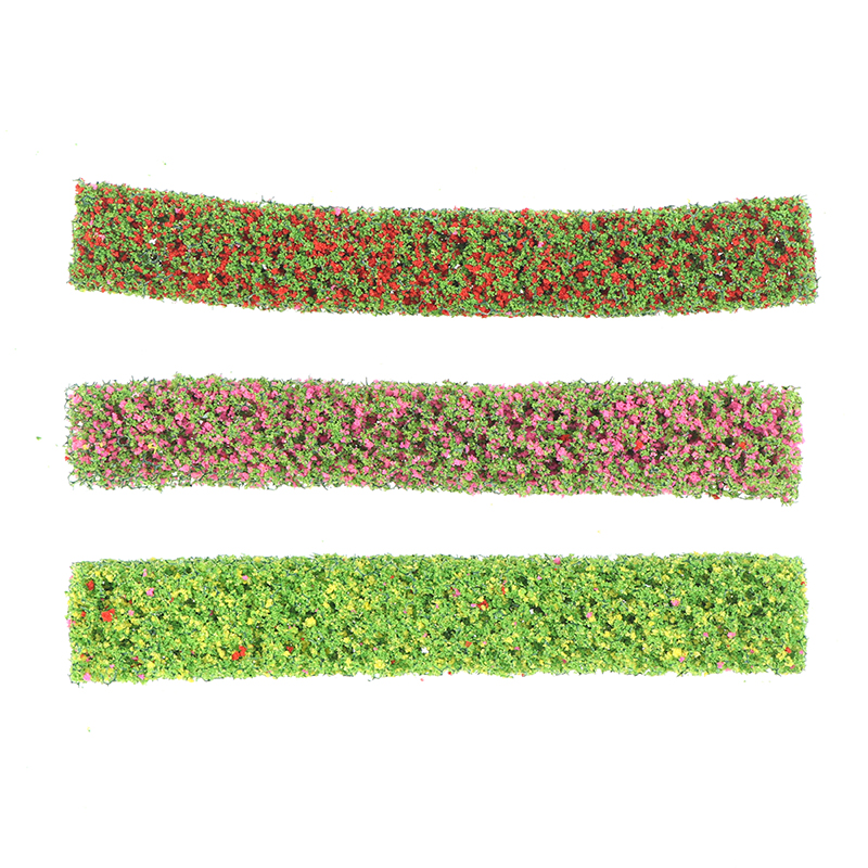 Dollhouse Garden Scene Flowerbed Shrub Simulation Flowerbed Outdoor Mini Mod F3
