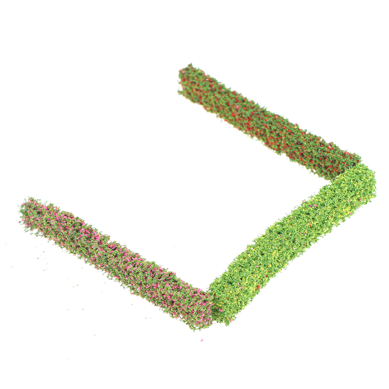 Dollhouse Garden Scene Flowerbed Shrub Simulation Flowerbed Outdoor Mini Mod F3