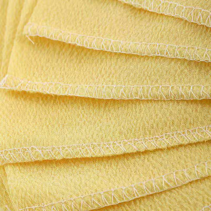 4pcs serviette double côté à côté