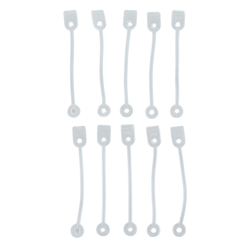 50pcs Perm Rod Bands Replacement Elastic Rubber Bands Perm Rods Curler