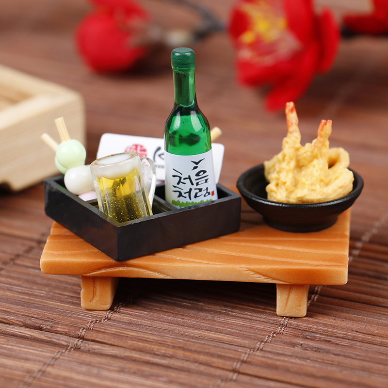 1 Set Dollhouse Japanese Sushi Fish Ball Bento Box Mini Food Play AccessorieBAN 1 Set Dollhouse Japanese Sushi Fish Ball Bento Box Mini Food Play AccessorieBAN