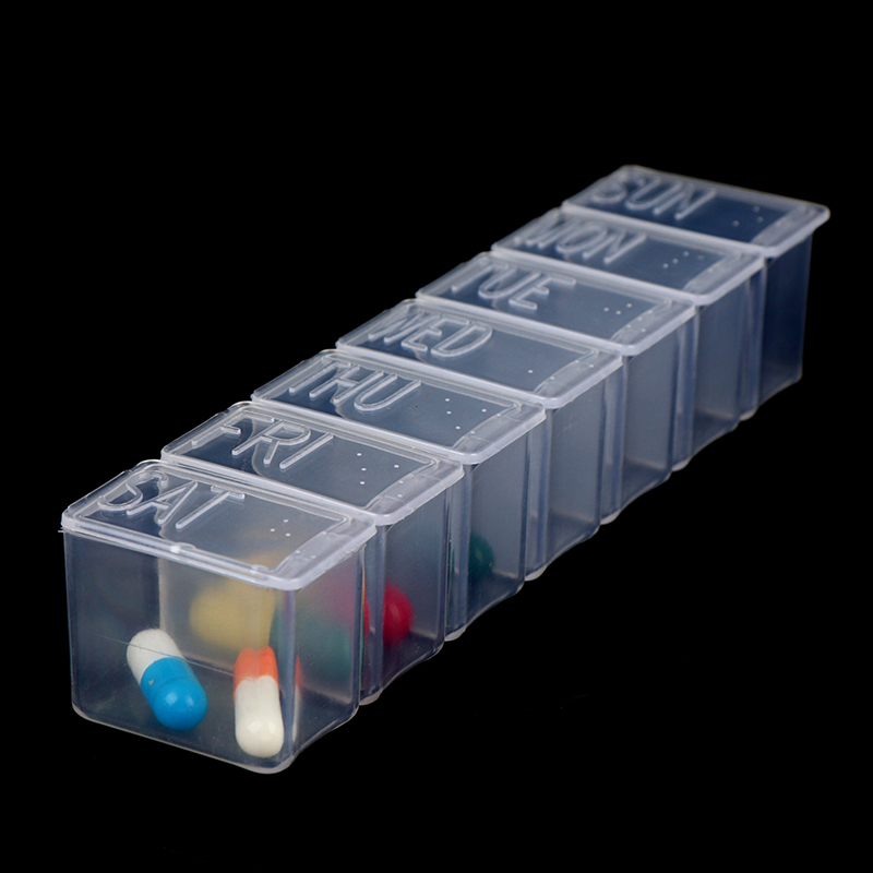 7 Days Braille lettering Pill Case Storage Dispenser Medicine Storage Splitte HZ 7 Days Braille lettering Pill Case Storage Dispenser Medicine Storage Splitte HZ