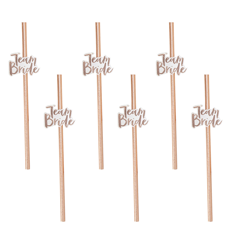 10pcs Bride To Be Rose Gold Straw Team Bride Wedding Drinking Hen Party Decorat 10pcs Bride To Be Rose Gold Straw Team Bride Wedding Drinking Hen Party Decorat