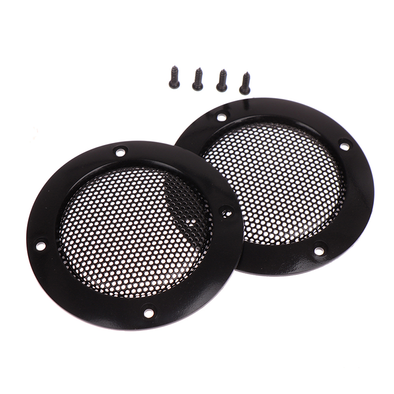 2Pcs 2 Inch Audio Speakers Protective Cover Protective Mesh Net Grilles Spea-tz - Zdjęcie 7 z 10