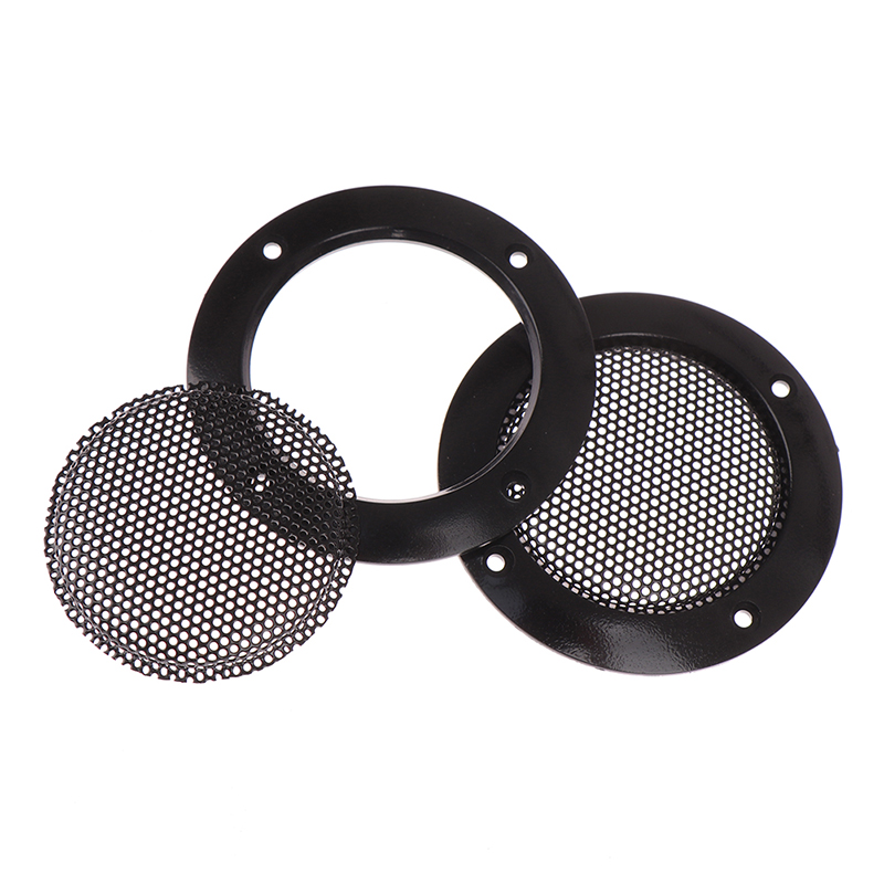 2Pcs 2 Inch Audio Speakers Protective Cover Protective Mesh Net Grilles Spea-tz
