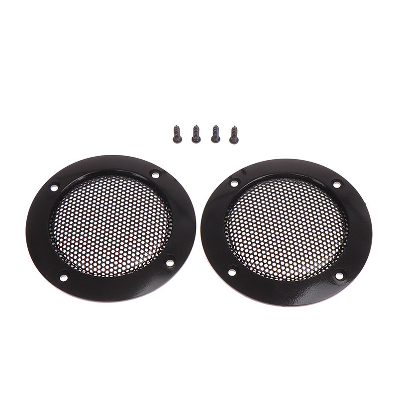 2Pcs 2 Inch Audio Speakers Protective Cover Protective Mesh Net Grilles Spea-tz - Zdjęcie 9 z 10