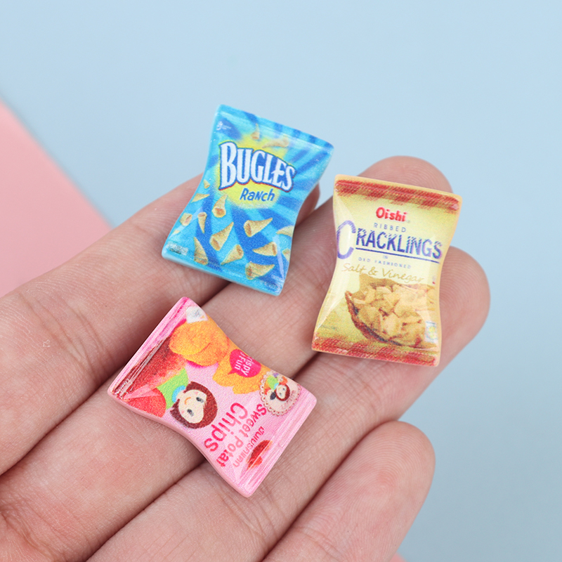 10Pcs 1:12 1:6 Dollhouse Miniature Simulation Candy Dolls Kitchen AccessoriY-i-