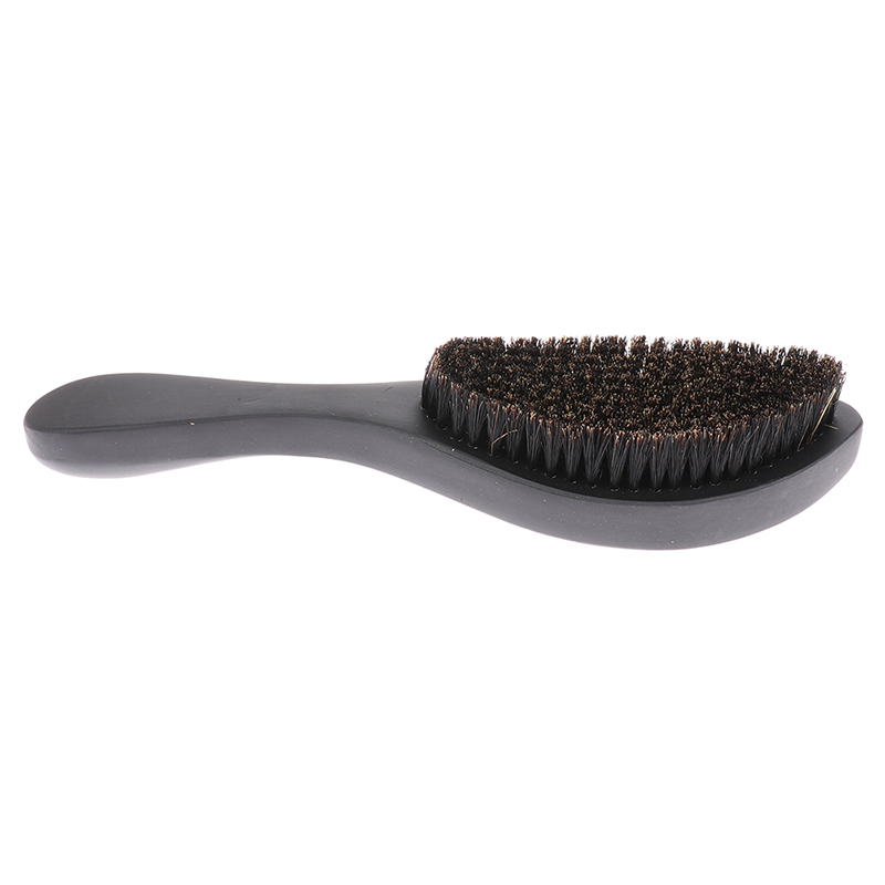 Curved Soft Boar Bristle Wave Hair Brush Wooden Handle Premium Magic Wave Br- Sp Curved Soft Boar Bristle Wave Hair Brush Wooden Handle Premium Magic Wave Br- Sp