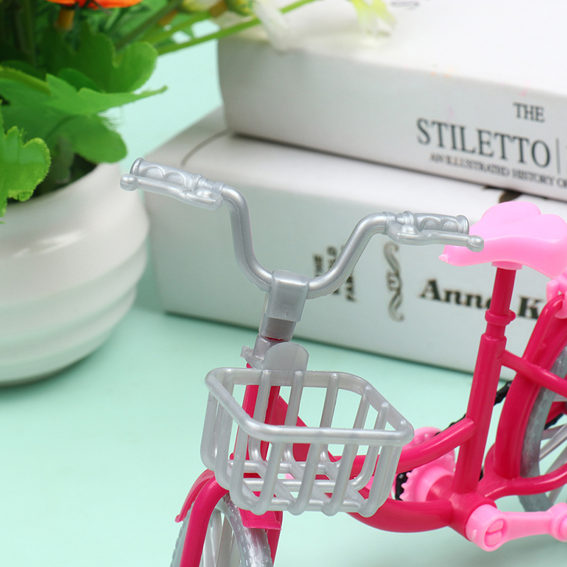 Dollhouse Single Bicycle Ouoor Sports Toy Photo Decoration for 30cm Doll To C Bw