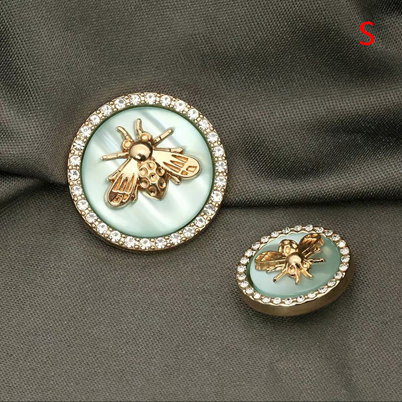 6pc Bee Metal Flower Buttons for Women Dress Coat Suit Cardigan Sewing Butto F❤J - Picture 16 of 21
