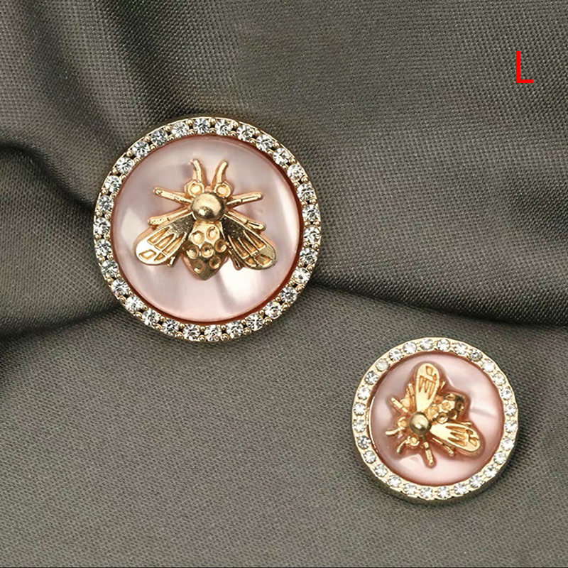 6pc Bee Metal Flower Buttons for Women Dress Coat Suit Cardigan Sewing Butto F❤J - Picture 15 of 21