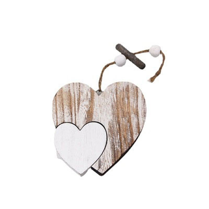 DIY Crafts Pendant Wooden Heart Desgin for Party Wedding Hanging Ornament TZ10649