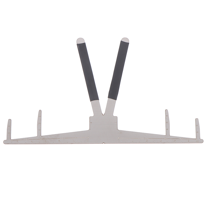 Microblading Measure Three-Point Positioning Balance Ruler Eyebrow Stencil R FN
