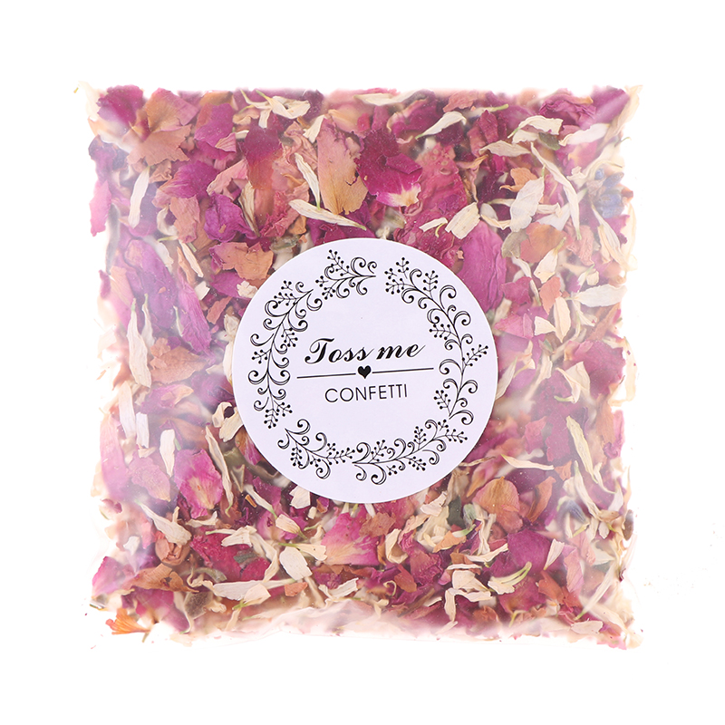 10g/bag Wedding Confetti Dried Flower Petals Biodegradable Rose Petal Wedd-qk - Picture 8 of 8