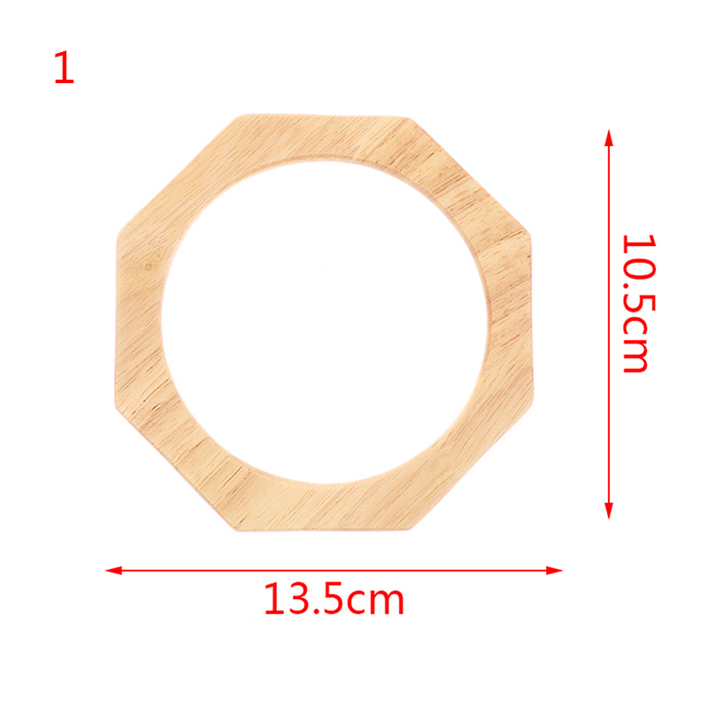 Wooden Bag Handle Replacement Diy Handbag Tote O Bag Handles Purse Straps B-bu - Picture 13 of 21
