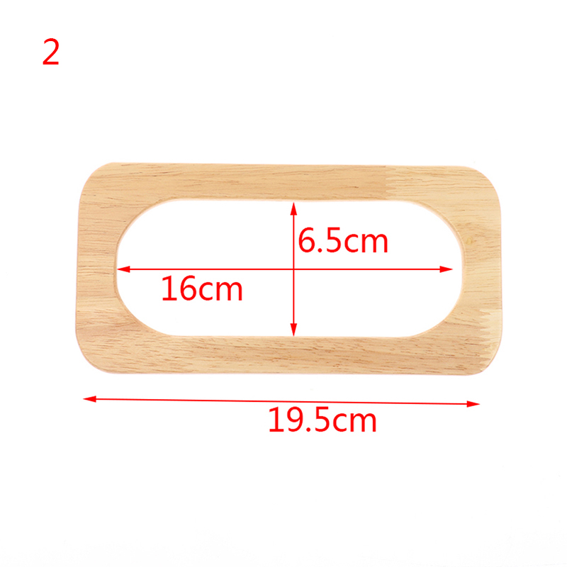 Wooden Bag Handle Replacement Diy Handbag Tote O Bag Handles Purse Straps B-bu - Picture 14 of 21