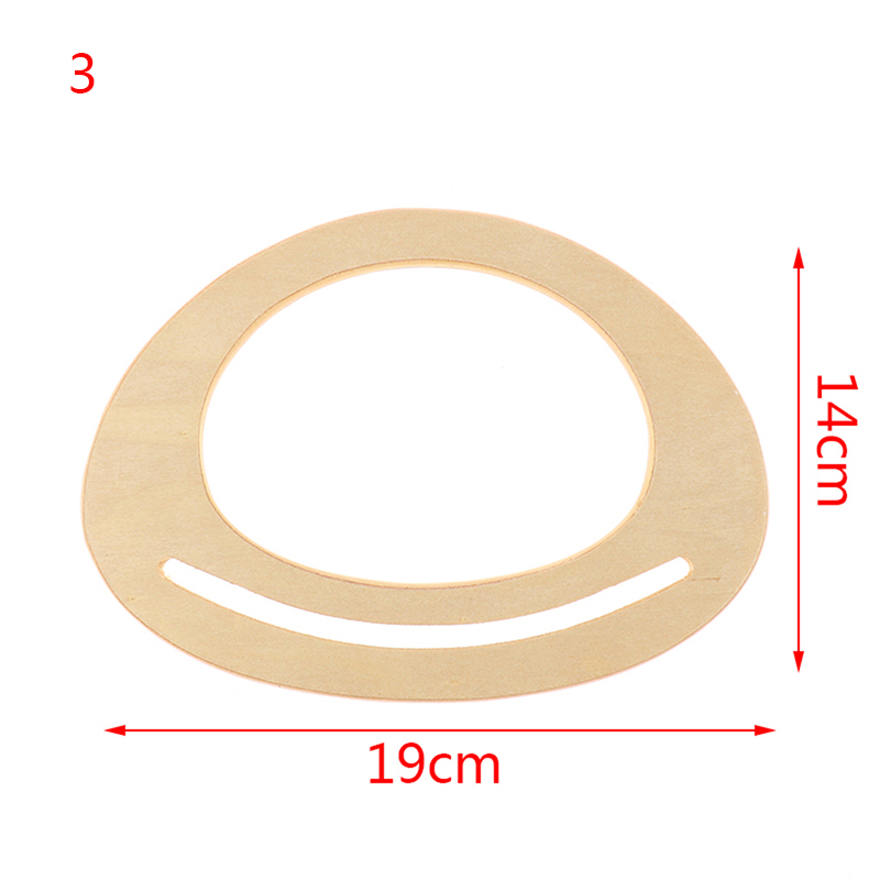 Wooden Bag Handle Replacement Diy Handbag Tote O Bag Handles Purse Straps B-bu - Picture 15 of 21