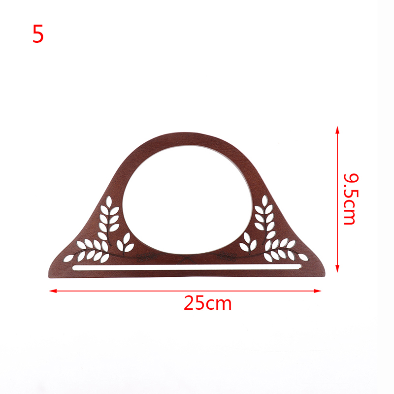 Wooden Bag Handle Replacement Diy Handbag Tote O Bag Handles Purse Straps B-bu - Picture 17 of 21
