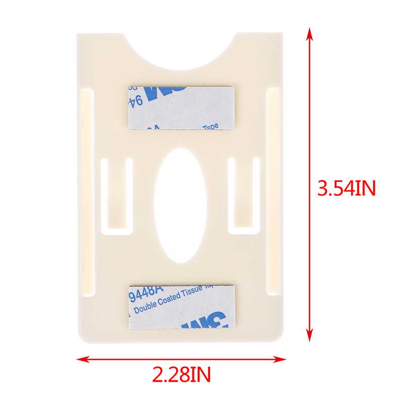 Car Card Holder For Windshield Glass Tag ID IC Card Holder Card SleePX