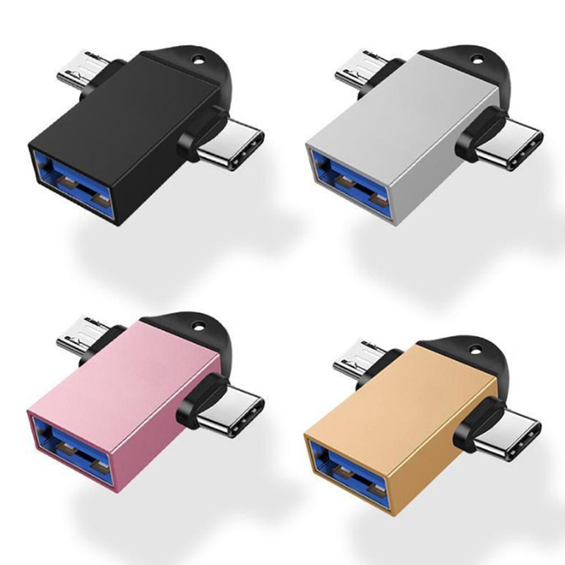 Mobile Phone Adapter Usb Connector Multi-Function Two-in-One Android ...