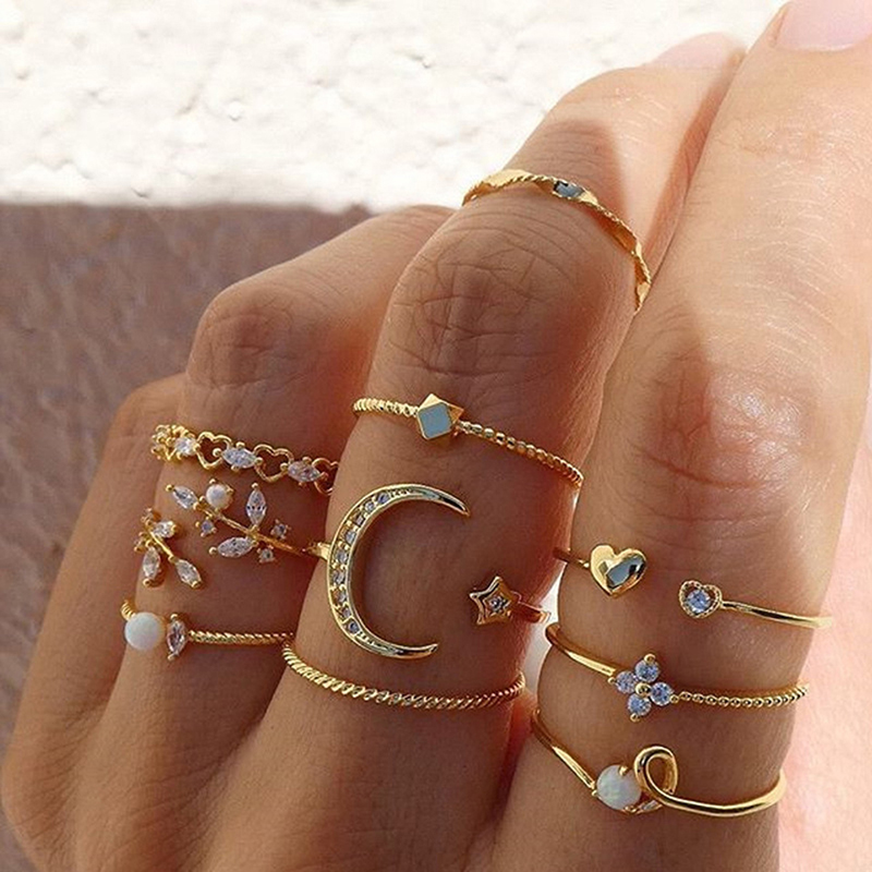 Cheap bohemian hotsell rings