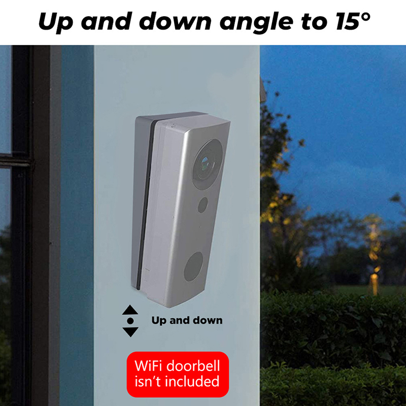 1pc Blink Video Doorbell Wedge Mount Bracket Wireless Video Doorb-bf - Picture 2 of 14