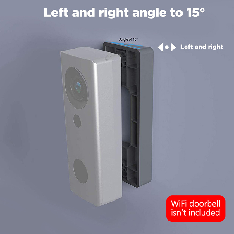 1pc Blink Video Doorbell Wedge Mount Bracket Wireless Video Doorb-bf - Picture 7 of 14