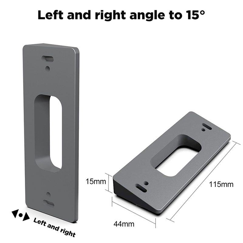 1pc Blink Video Doorbell Wedge Mount Bracket Wireless Video Doorb-bf - Picture 9 of 14