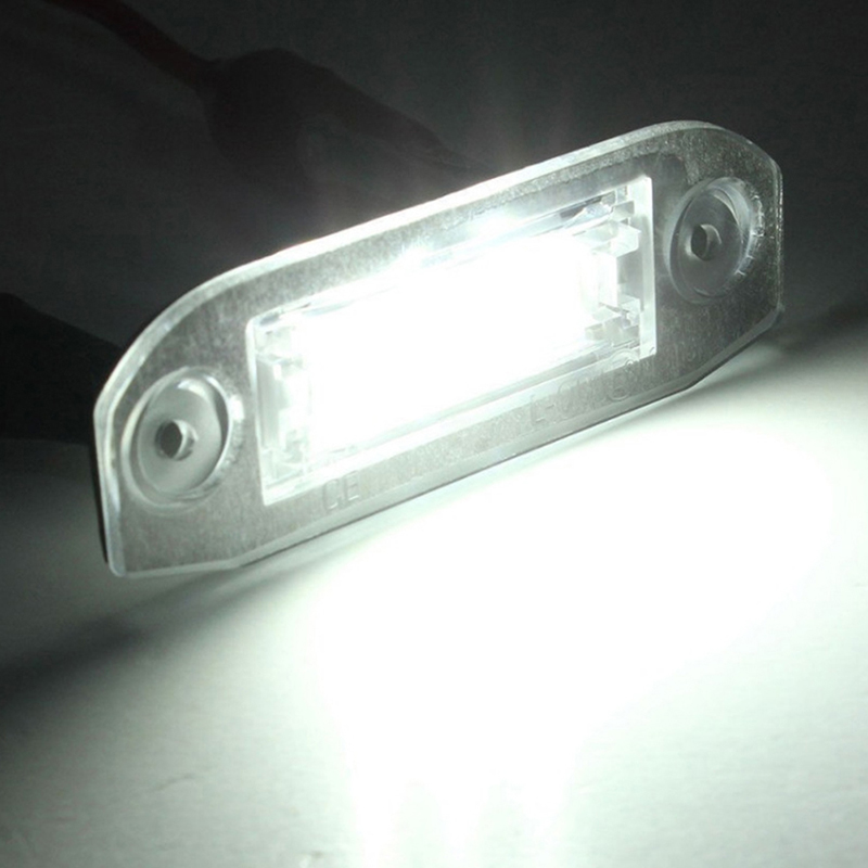 LED car license plate light 12V white light for Volvo S40 S60 S80 XC70 X-ja - Zdjęcie 5 z 12