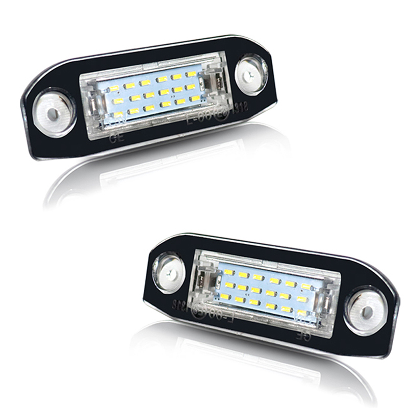 LED car license plate light 12V white light for Volvo S40 S60 S80 XC70 X-ja - Zdjęcie 9 z 12