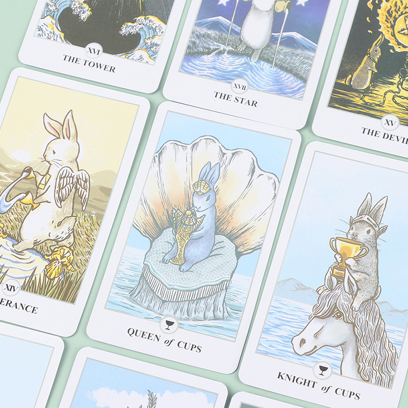 78pcs Tarot Lunalapin Rabbit Tarot Deck Tarot Cards Tarot