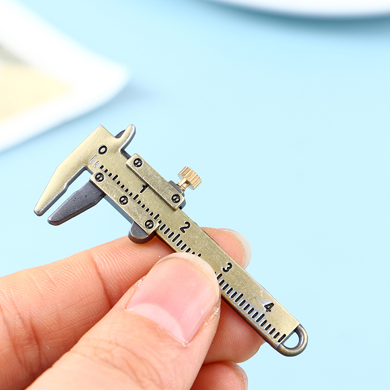 Mini Ruler 1:12 Dollhouse Miniature Ruler Vernier Caliper Model Doll Home De'R1 - Picture 7 of 10