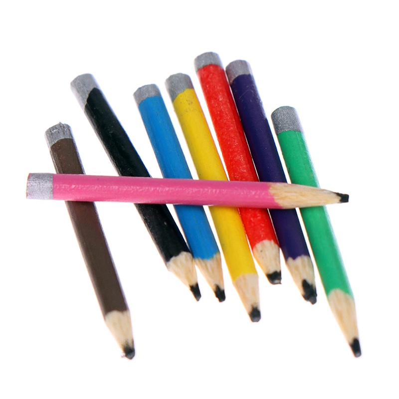 1:12 Dollhouse Miniature Pencil Model Paint Pen Simulation Doll School Suppl&amp;#039;S* YR11432