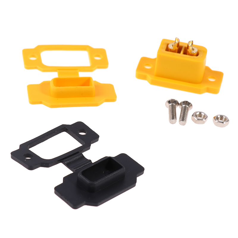 1PCS XT60BE-F Brass Gold Plated Male Connector with Dust-proof Cover ~F';x Sp