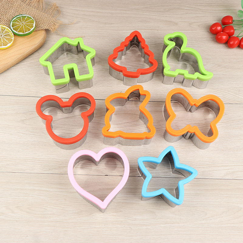 Sandwich Cutter Set for Kids Steel Bread Mould Cookie Cutters Biscuit Mold To-yn - Bild 2 von 16