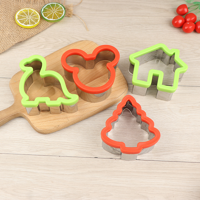 Sandwich Cutter Set for Kids Steel Bread Mould Cookie Cutters Biscuit Mold To-yn - Bild 5 von 16