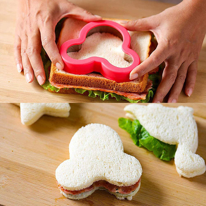 Sandwich Cutter Set for Kids Steel Bread Mould Cookie Cutters Biscuit Mold To-yn - Bild 11 von 16