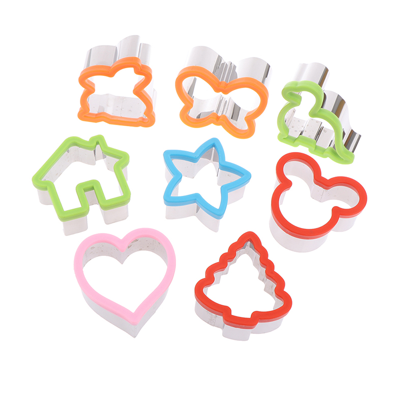 Sandwich Cutter Set for Kids Steel Bread Mould Cookie Cutters Biscuit Mold To-yn - Bild 1 von 16