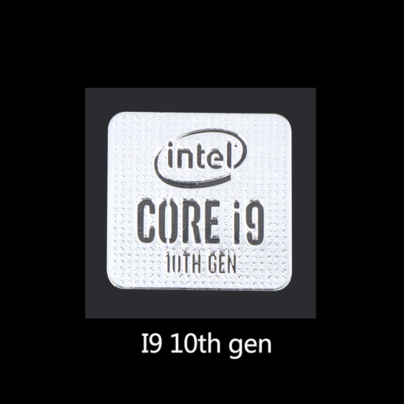 10. generacji procesor Intel Core i9 i7 i5 i3 metalowa naklejka logo laptopa naklejka i - Zdjęcie 11 z 25