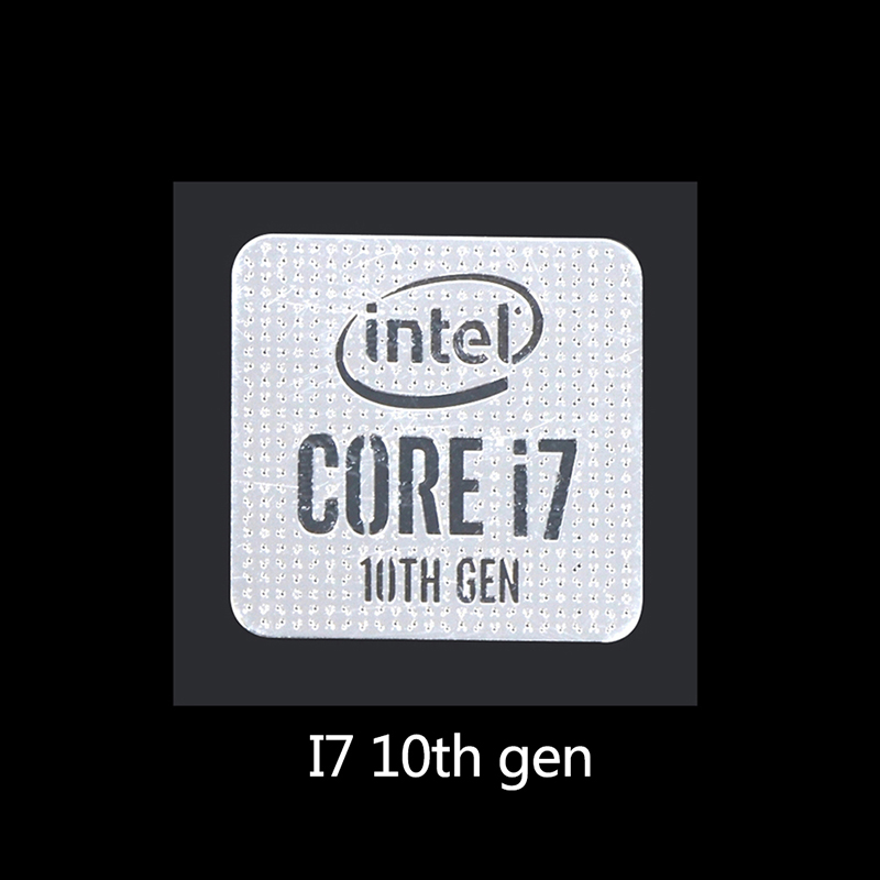 10. generacji procesor Intel Core i9 i7 i5 i3 metalowa naklejka logo laptopa naklejka i - Zdjęcie 12 z 25